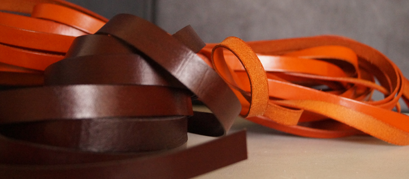 square leather laces - Grossi Srl - handicraft production