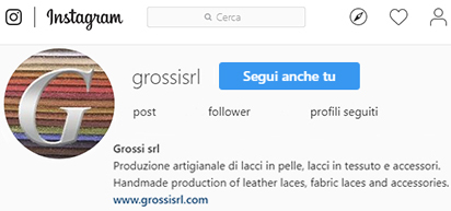 square leather laces - Grossi Srl - handicraft production