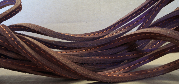 square leather laces - Grossi Srl - handicraft production